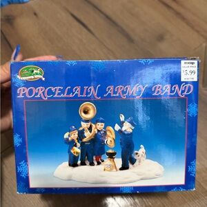 Vintage Porcelain Army Band 90s
